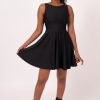 Women R2W DRESS | Black Performance - Reversible Comfort Crop Mini Dress