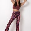 Women R2W BOOTLEG | Stay Wavy Baby Berry Soft To Touch - High Waisted Bootleg Pant