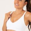 Women R2W CROP TOP | White Body Contouring - Bralette Crop