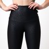 Women R2W LONG SHORTS | Black Exotic Touch Jag - Extra High Waisted Long Shorts