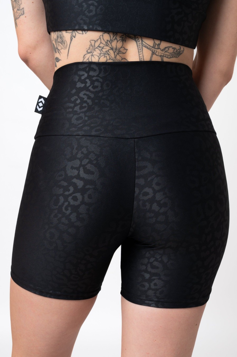 Women R2W BOOTY SHORTS | Black Exotic Touch Jag - High Waisted Booty Shorts