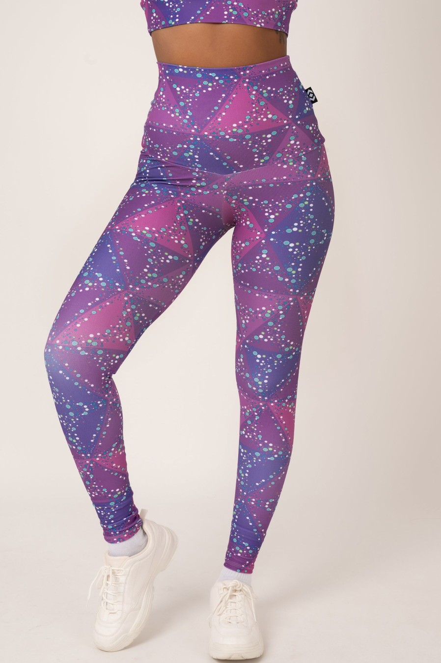 Women R2W LEGGINGS | Trance Purple Performance - Extra High Waisted Leggings