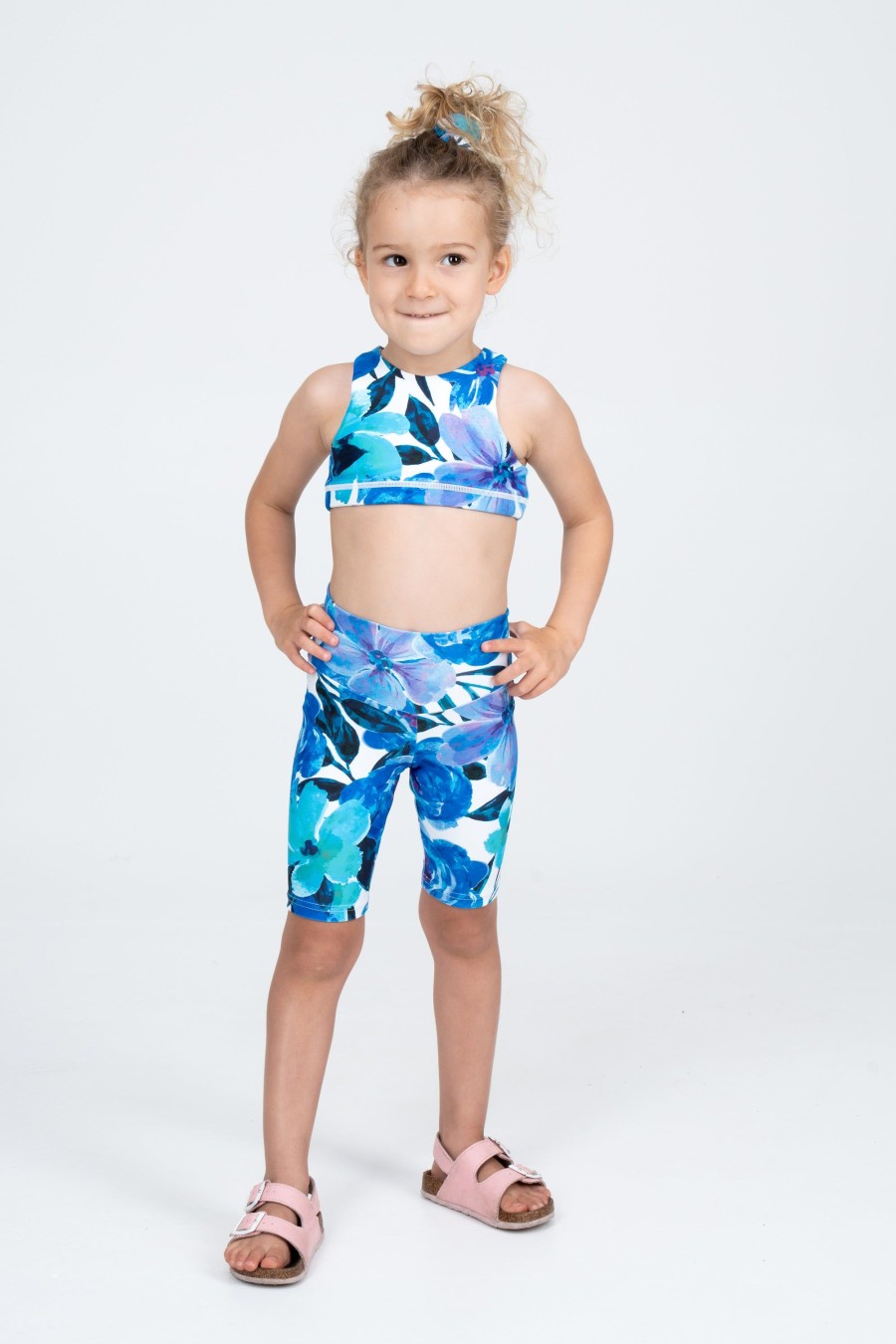 Kids R2W KIDS CROP TOP | Late Bloomer Blue Performance - Kids Crop Top