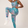 Women R2W LEGGINGS | Mandala Rainbow Performance - Extra High Waisted Leggings