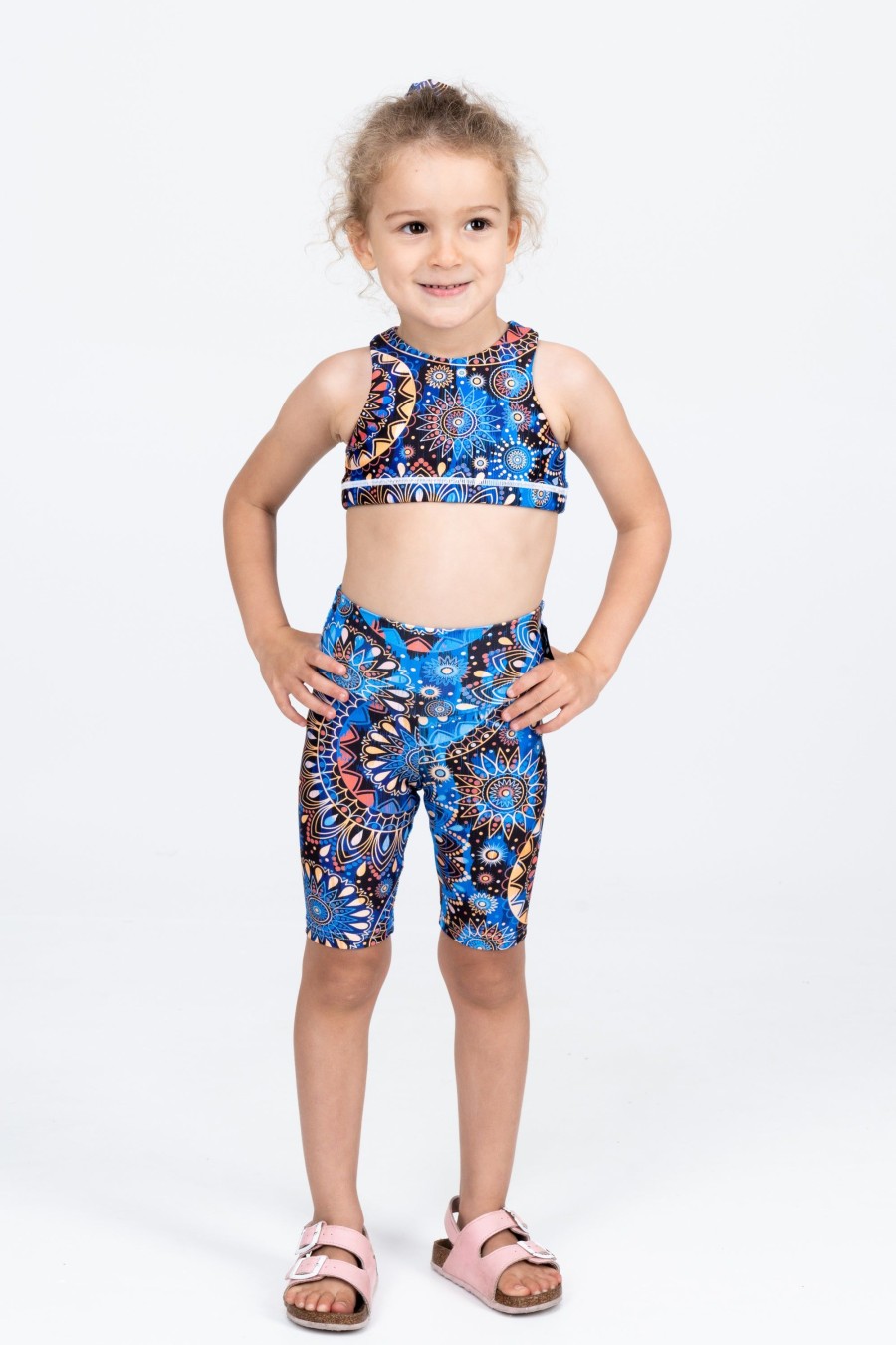 Kids R2W KIDS LONG SHORTS | Sundial Me Up Blue Performance - Kids Long Shorts