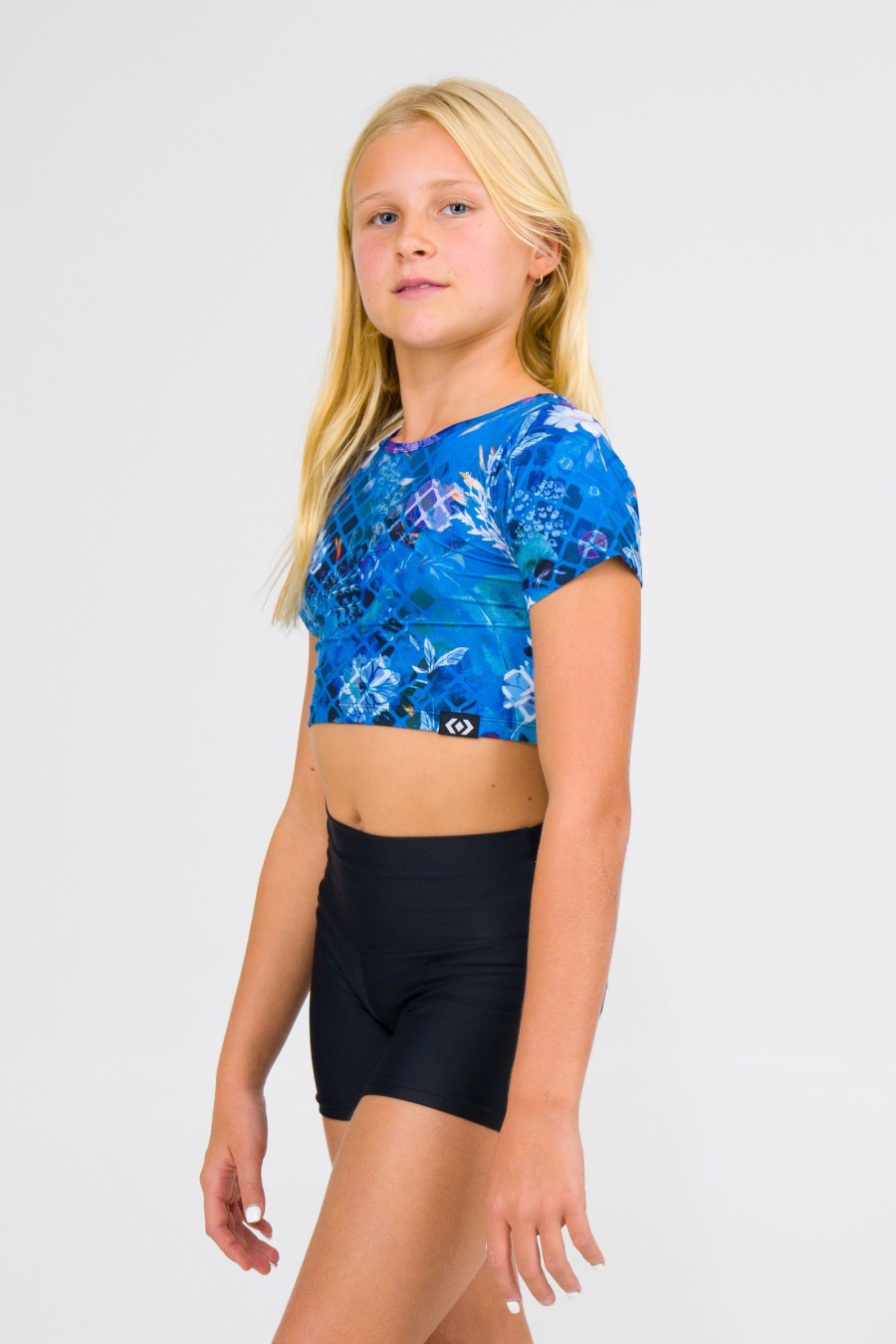 Kids R2W KIDS FITTED TEE | Mermaid Mafia Soft To Touch - Kids Fitted Cropped Tee