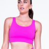 Women R2W CROP TOP | Pink Body Contouring - Scoop Neck Comfort Crop Top