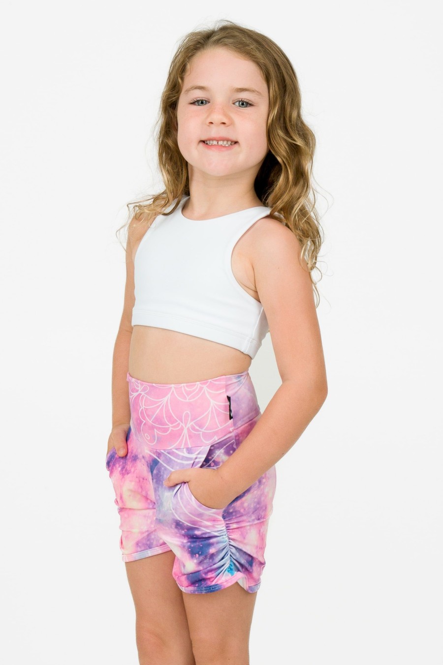 Kids R2W KIDS JOGGER SHORT | Purple Magic Soft To Touch - Kids Jogger Shorts