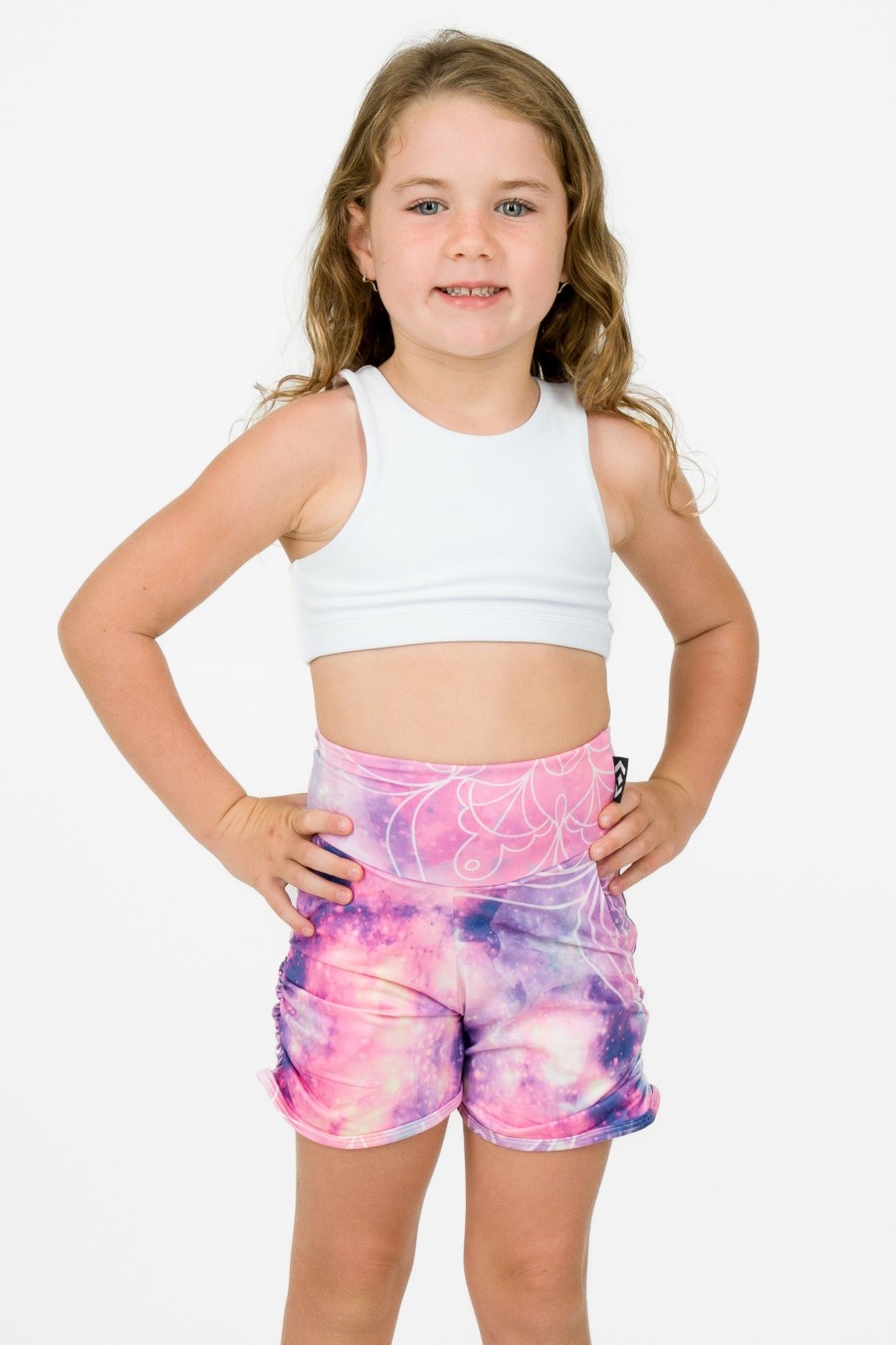 Kids R2W KIDS JOGGER SHORT | Purple Magic Soft To Touch - Kids Jogger Shorts