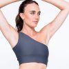 Women R2W CROP TOP | Mama Shark Performance - One Shoulder Comfort Crop Top