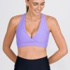 Women R2W CROP TOP | Pastel Purple Performance - Cross Over Crop