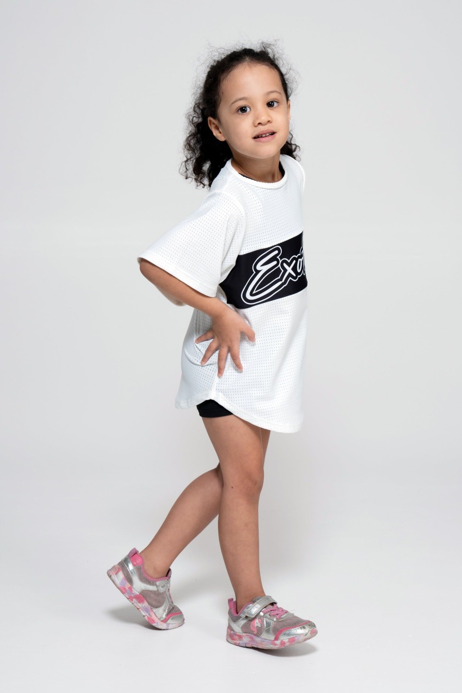 Kids R2W KIDS BOYFRIEND TEE | White Bball Mesh - Kids Exotica Boyfriend Tee