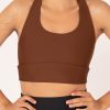 Women R2W CROP TOP | Chocolate Performance - T Back Comfort Crop Top