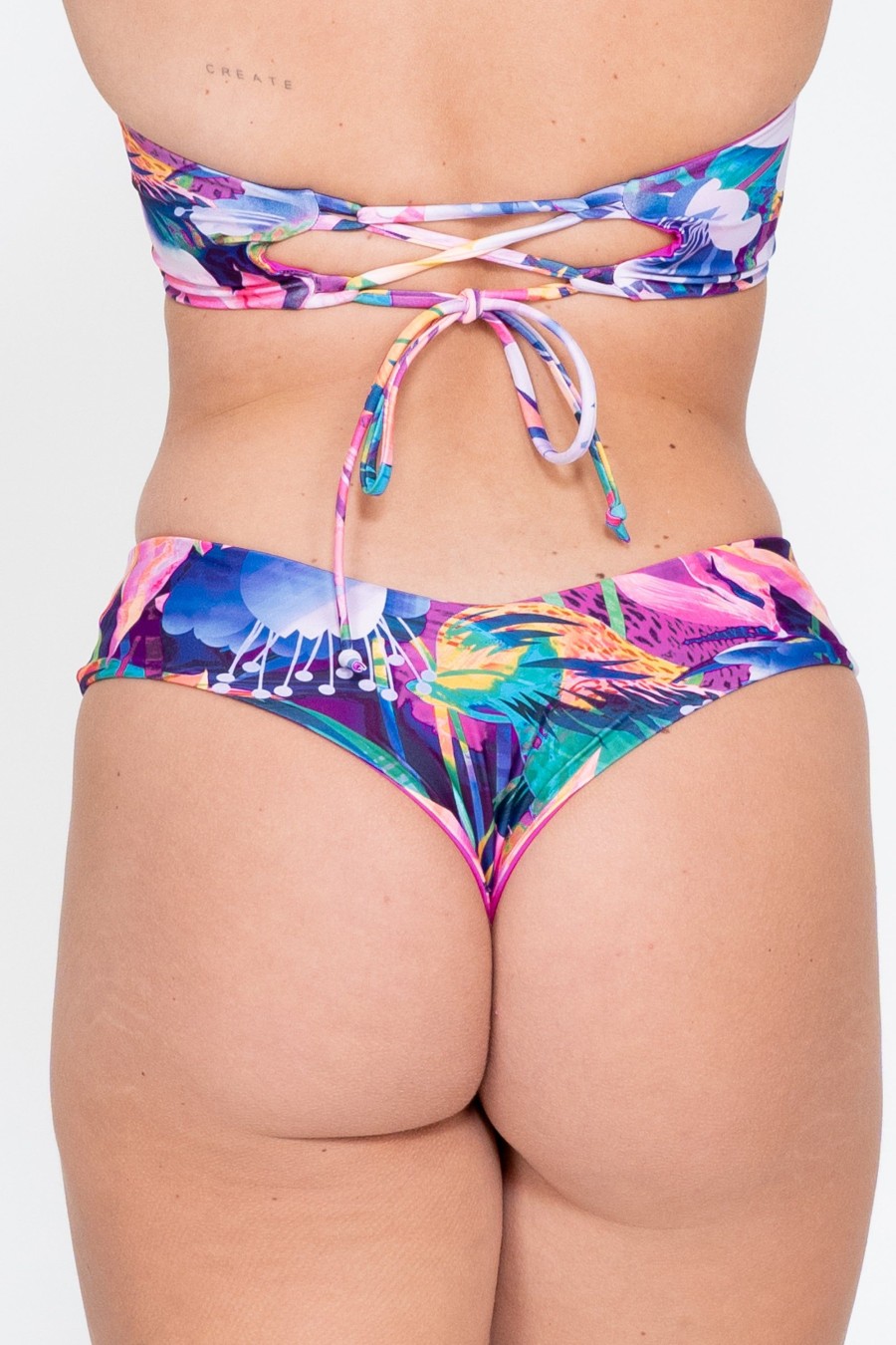 Women R2W BIKINI BOTTOMS | Down The Garden Path Performance - Cheeky Cut Bikini Bottoms