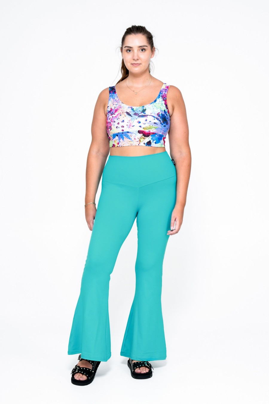 Women R2W BELLS | Jade Comfy Cotton - High Waisted Bells