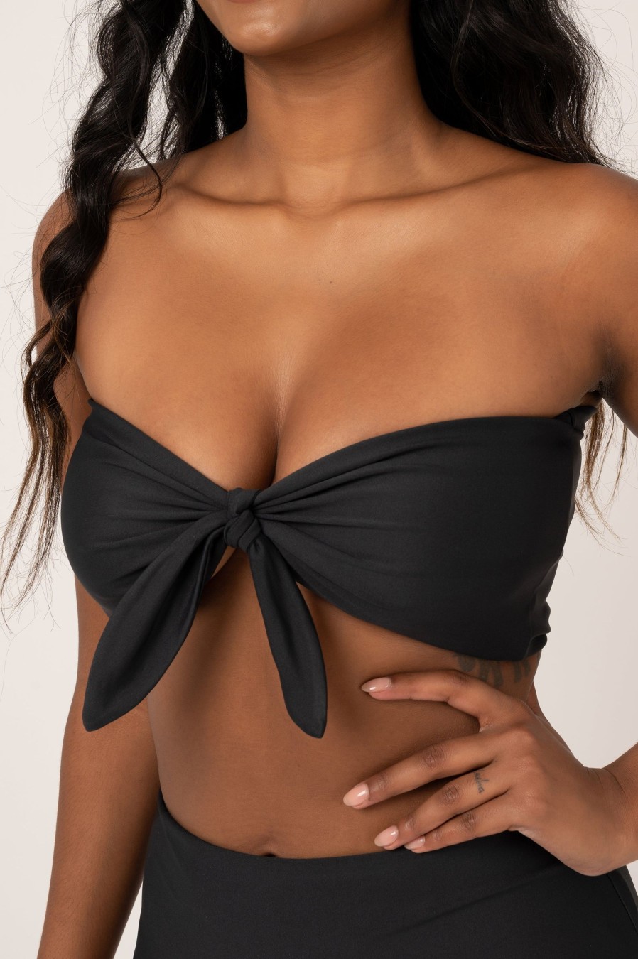 Women R2W BIKINI TOP | Black Performance - Bandeau Bikini Top