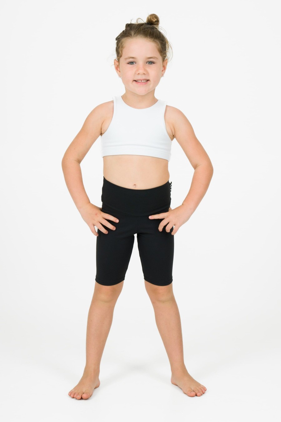 Kids R2W KIDS LONG SHORTS | Black Body Contouring - Kids Long Shorts