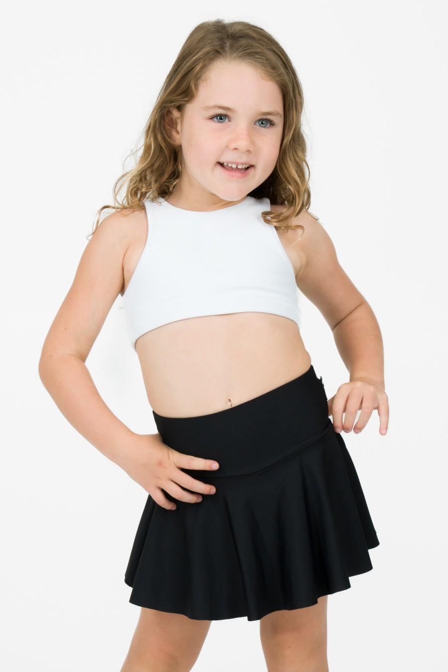 Kids R2W KIDS SKORTS | Black Performance - Kids Simple Skort