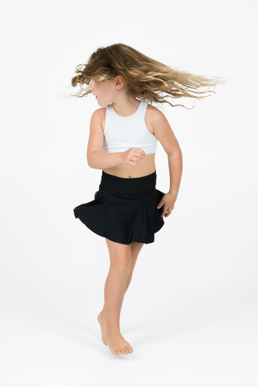 Kids R2W KIDS SKORTS | Black Performance - Kids Simple Skort