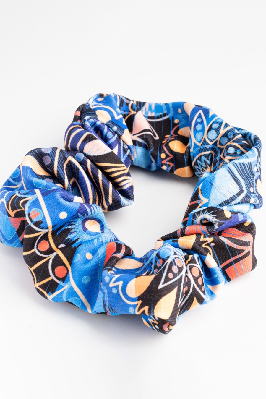 Women R2W ACCESSORIES | Sundial Me Up Blue Performance - Scrunchie