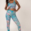 Women R2W 7/8 | Mandala Rainbow Performance - High Waisted 7/8 Leggings