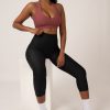 Women R2W CROP TOP | Blush Performance - Deep V Crop