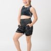 Kids R2W KIDS JOGGER SHORT | Dark And Moody Tie Dye Soft To Touch - Kids Jogger Shorts