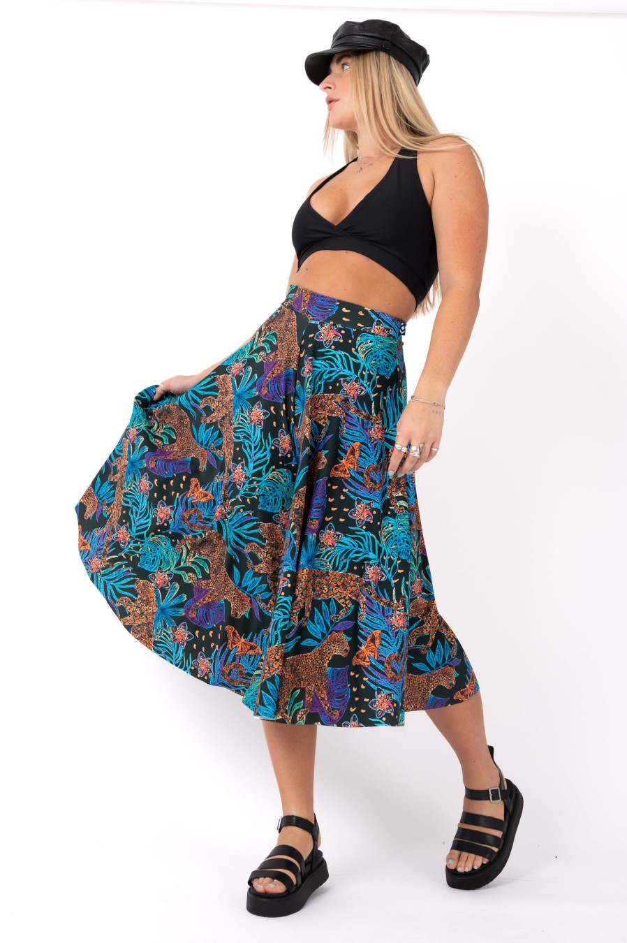 Women R2W PALAZZO CULOTTE | Secret Garden Silky - Palazzo Culotte