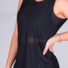 Women R2W TANK TOP | Black Net - Muscle Back Tank