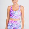 Women R2W CROP TOP | Rainbow Jag Performance - Scoop Neck Comfort Crop Top