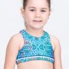 Kids R2W KIDS CROP TOP | Mandala Rainbow Performance - Kids Crop Top