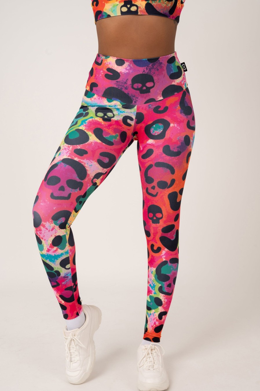 Women R2W LEGGINGS | Rave In The Grave Performance - High Waisted Leggings