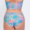 Women R2W BIKINI BOTTOMS | Mandala Rainbow Performance - Full Coverage Brief Bikini Bottoms