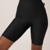 Women R2W LONG SHORTS | Black Performance - Extra High Waisted Long Shorts