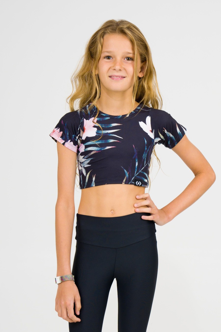 Kids R2W KIDS FITTED TEE | Exotic At Heart Soft To Touch - Kids Fitted Cropped Tee