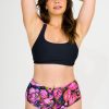 Women R2W BIKINI BOTTOMS | Bloom Bloom Silky - High Waisted Extra Coverage Bikini Bottoms