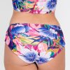 Women R2W BIKINI BOTTOMS | Down The Garden Path Performance - Full Coverage Brief Bikini Bottoms