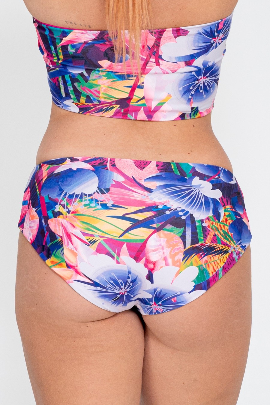 Women R2W BIKINI BOTTOMS | Down The Garden Path Performance - Full Coverage Brief Bikini Bottoms