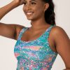 Women R2W CROP TOP | Mandala Rainbow Performance - Scoop Neck Comfort Crop Top