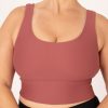 Women R2W CROP TOP | Blush Performance - Scoop Neck Comfort Crop Top