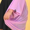 Women R2W KIMONO | Pastel Purple Net - Midi Kimono