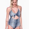 Women R2W SWIM ONE PIECE | Jag Swag White Body Contouring - Bralette One Piece W/ Extra Coverage Bottoms