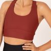 Women R2W CROP TOP | Burnt Copper Performance - T Back Comfort Crop Top