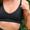 Women R2W CROP TOP | Black Performance - Bralette Crop