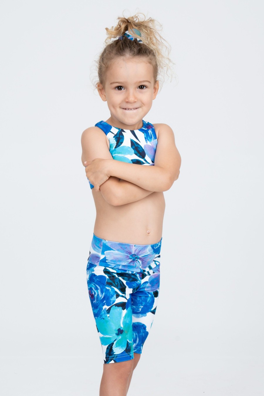 Kids R2W KIDS LONG SHORTS | Late Bloomer Blue Performance - Kids Long Shorts