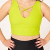 Women R2W CROP TOP | Neon Yellow Performance - Reversible Comfort Crop Top