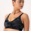 Women R2W CROP TOP | Dark And Moody Tie Dye Body Contouring - Bralette Crop