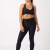 Women R2W LEGGINGS | Black Performance - Pocket Booty Shaper Drawstring Leggings