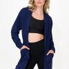 Women R2W CARDIGAN | Dark Navy Slinky To Touch - Basic Cardigan