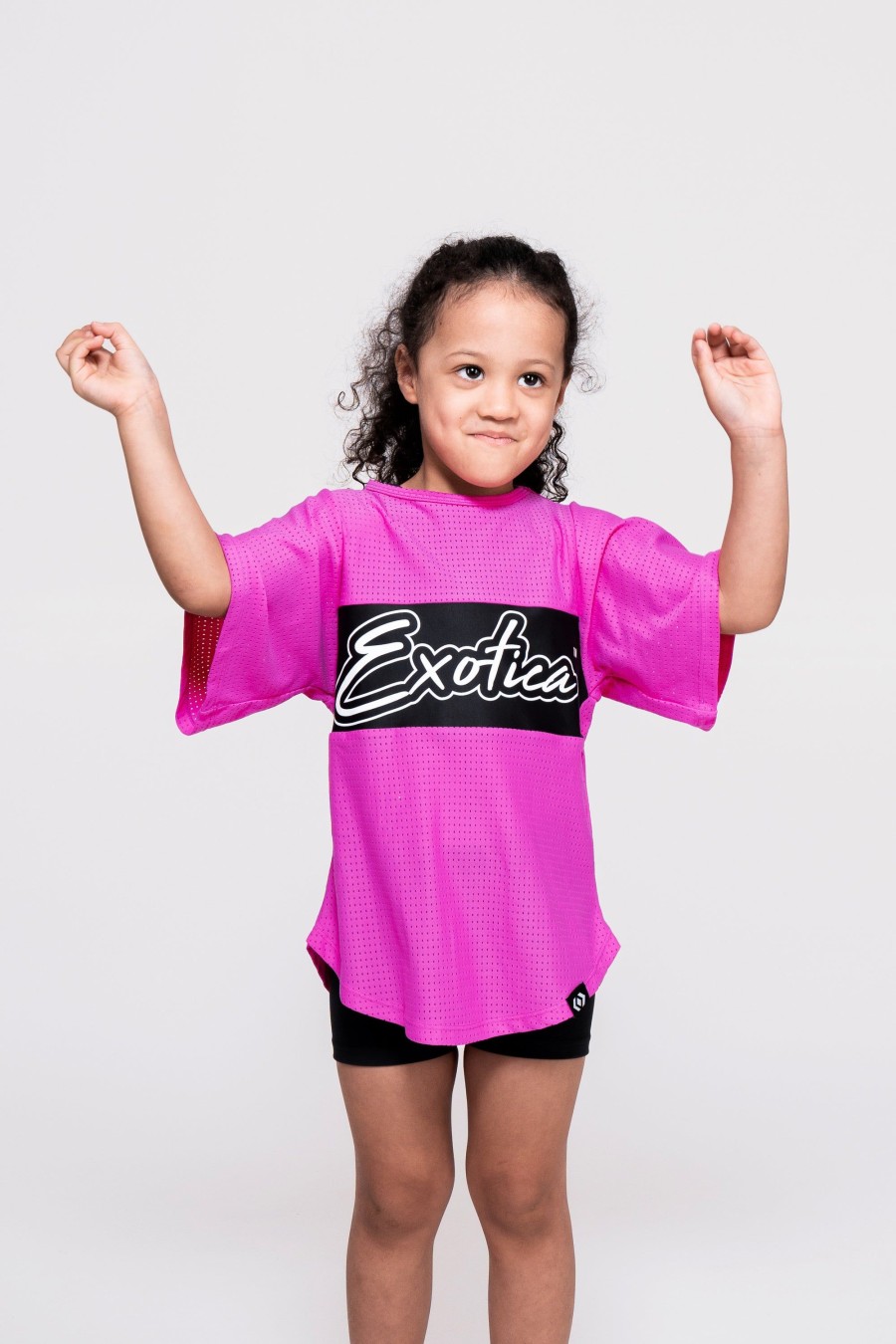 Kids R2W KIDS BOYFRIEND TEE | Pink Bball Mesh - Kids Exotica Boyfriend Tee